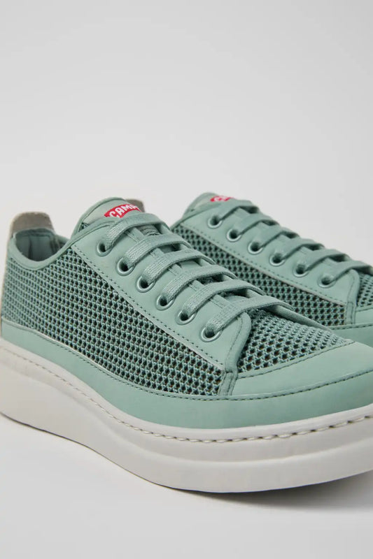 Runner Green TENCEL® Lyocell and Leather Women's Sneakers.