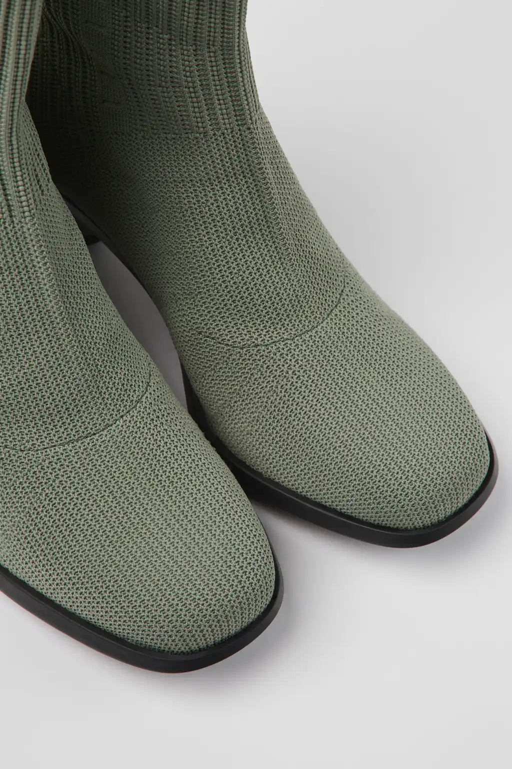 Kiara TENCEL® Black textile boots for women