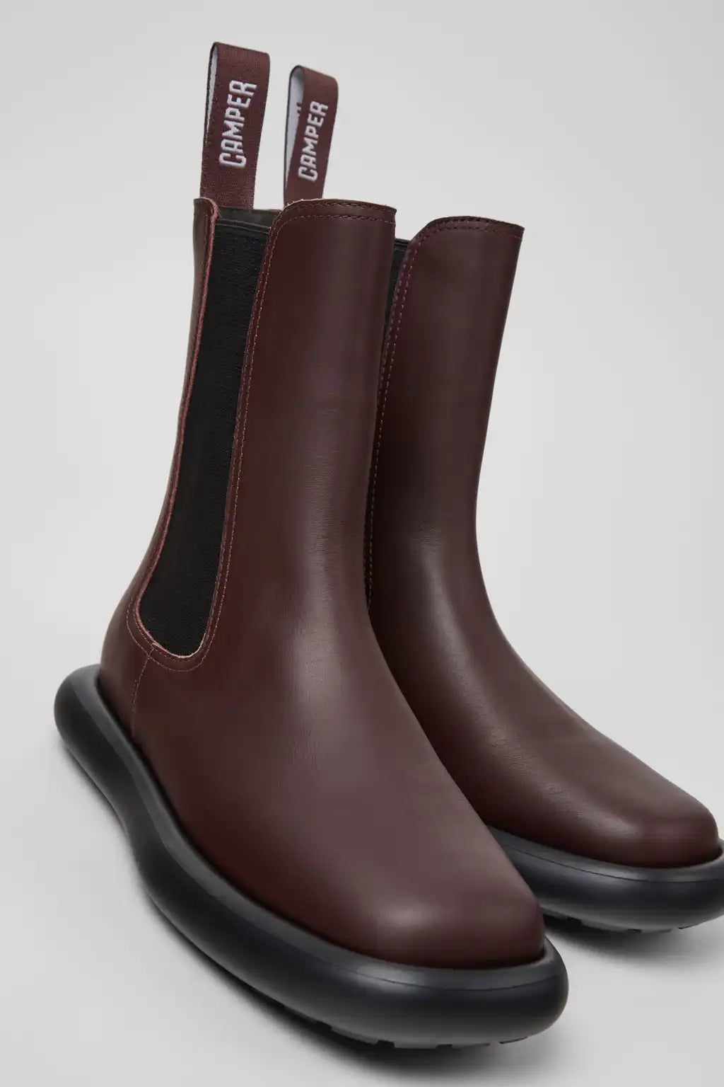 Onda Black Leather Boots for Women