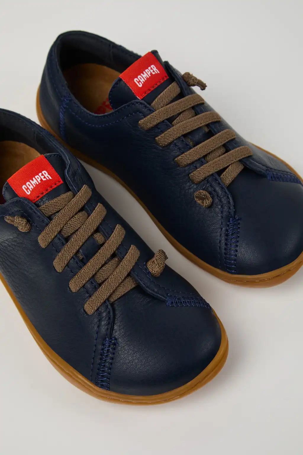 Peu Blue Leather Shoes for kids.