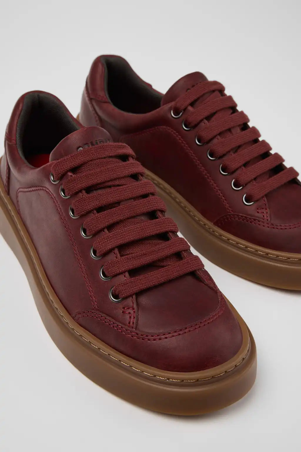 Runner Twentyfive Brown Suede Sneakers for Women.