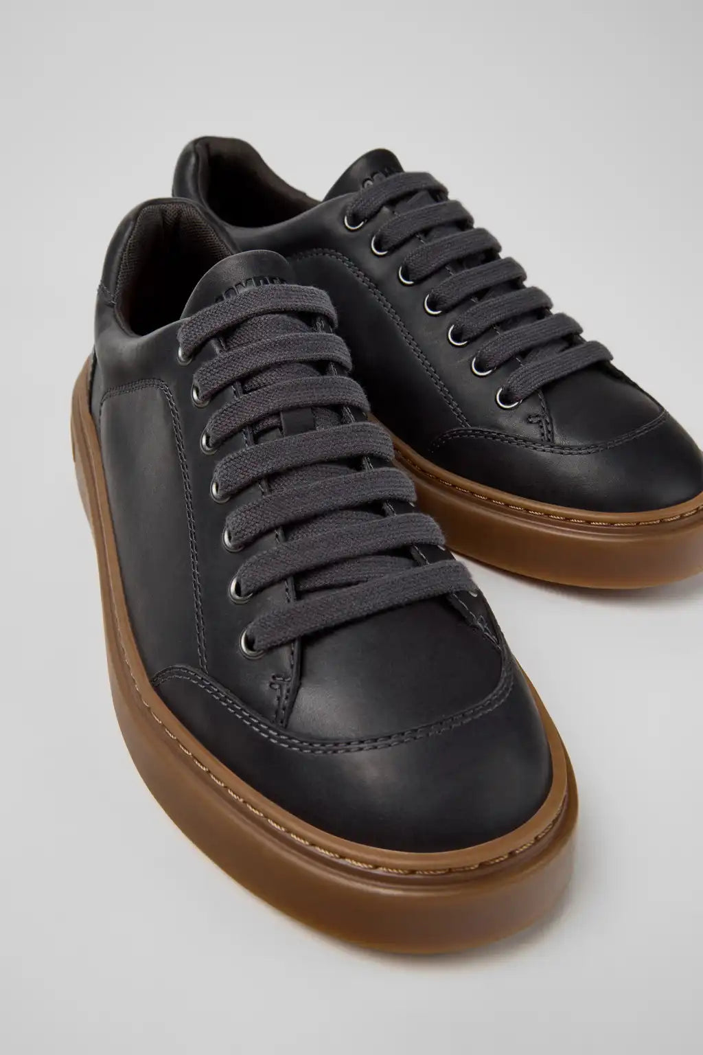 Runner Twentyfive Brown Suede Sneakers for Men.
