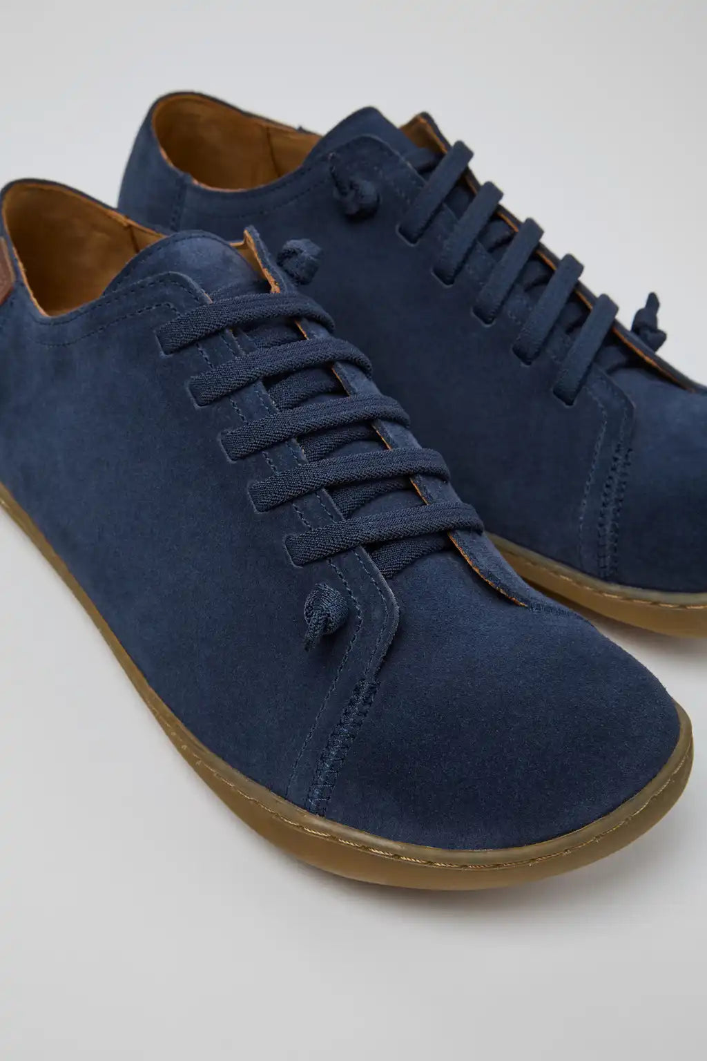 Peu Green Nubuck Shoes for Men.