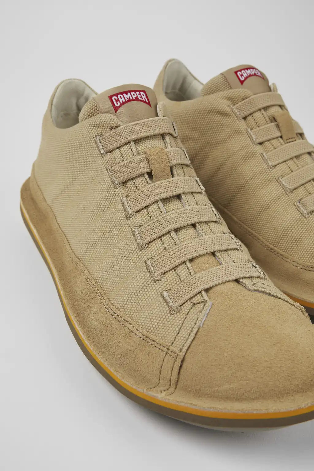 Beetle Beige Textile/Nubuck Basket Bootie for Men