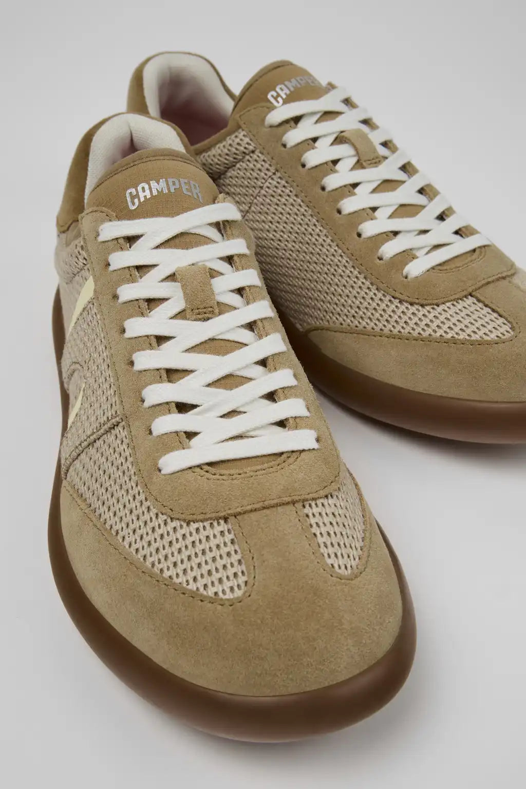 Pelotas Soller Gray Textile and Nubuck Sneakers for Men.