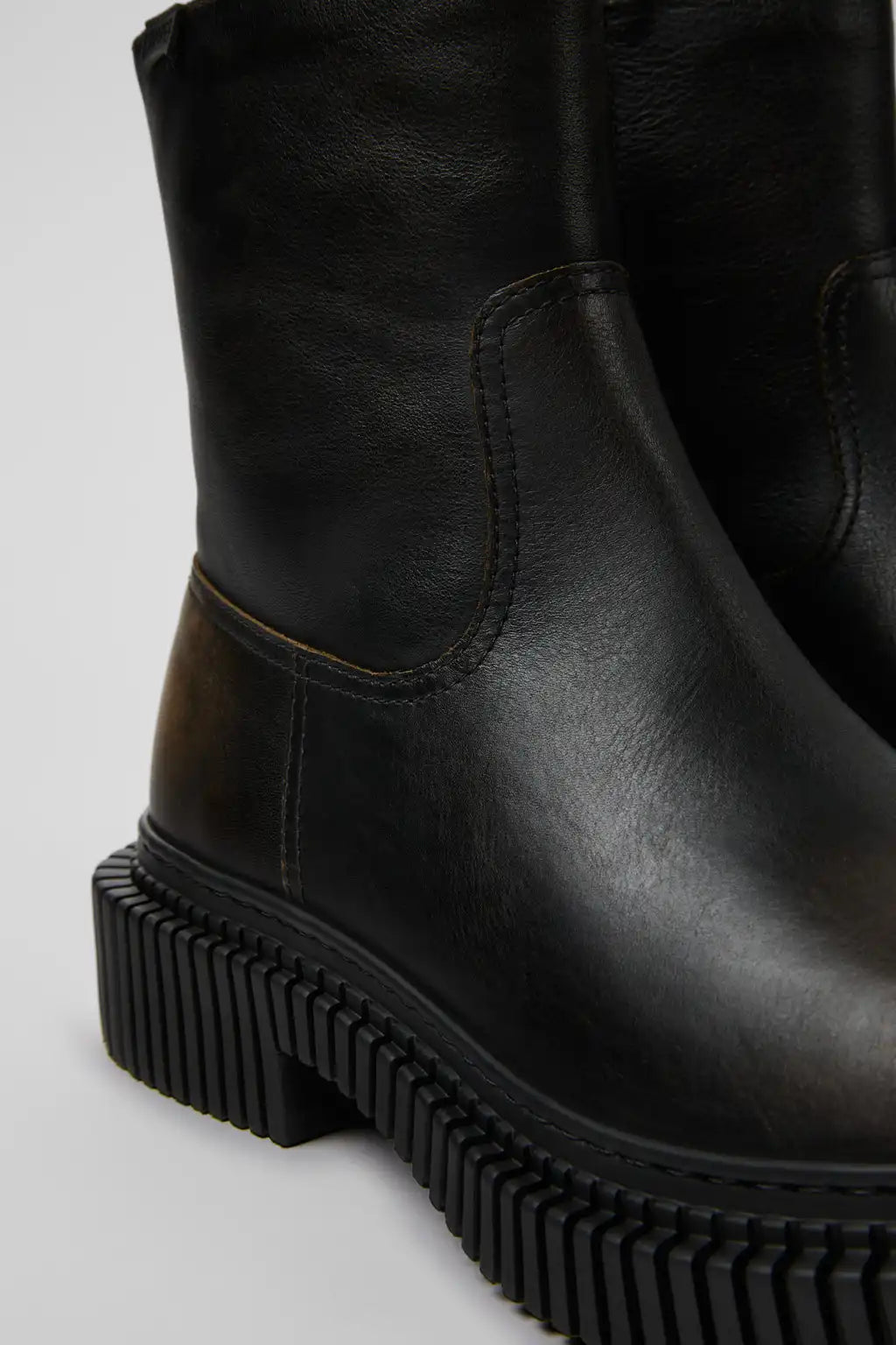 Pix Berlin Black Nubuck Ankle Boots for Men.