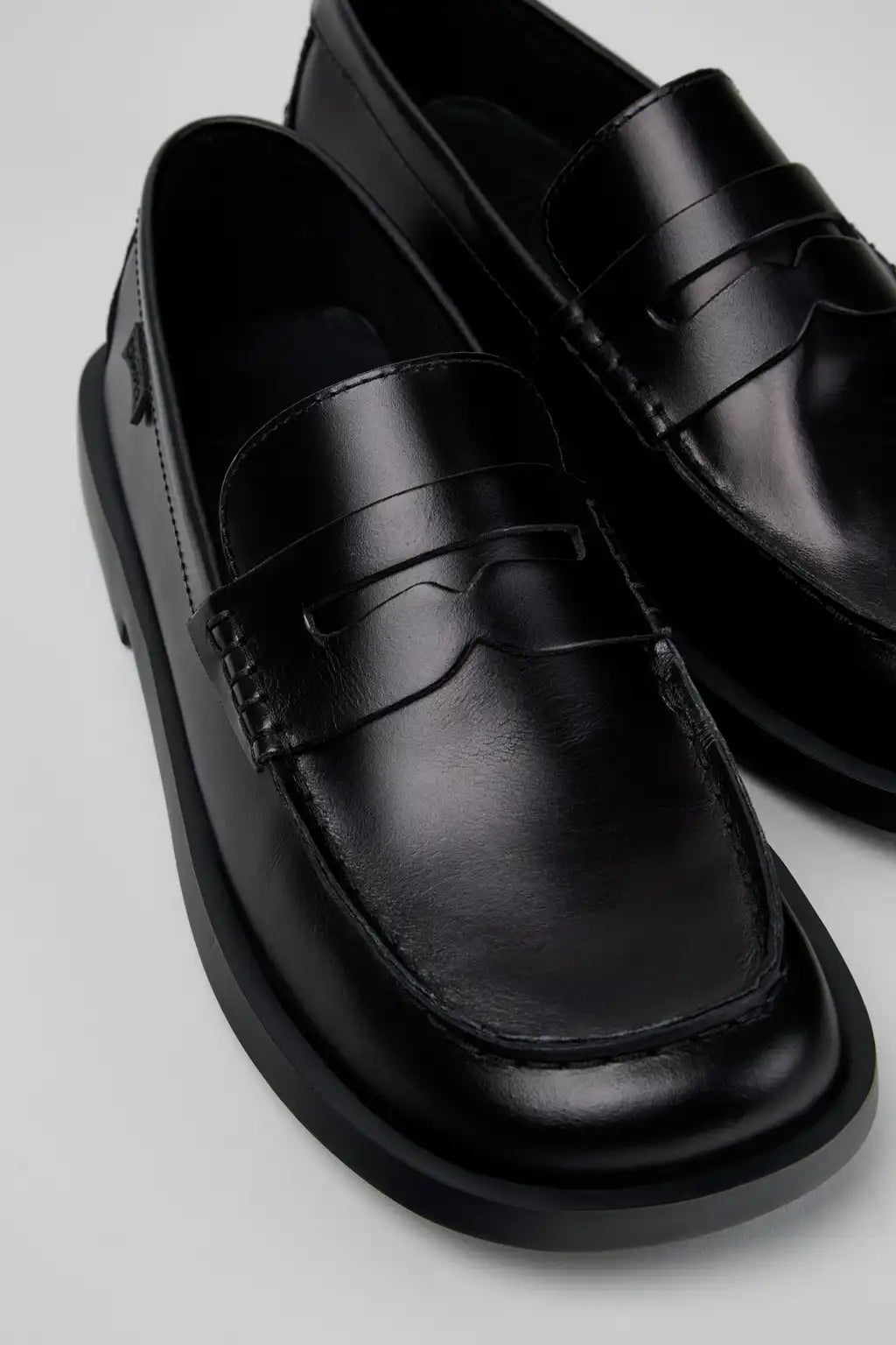 Don Black Leather Shoes for Men.