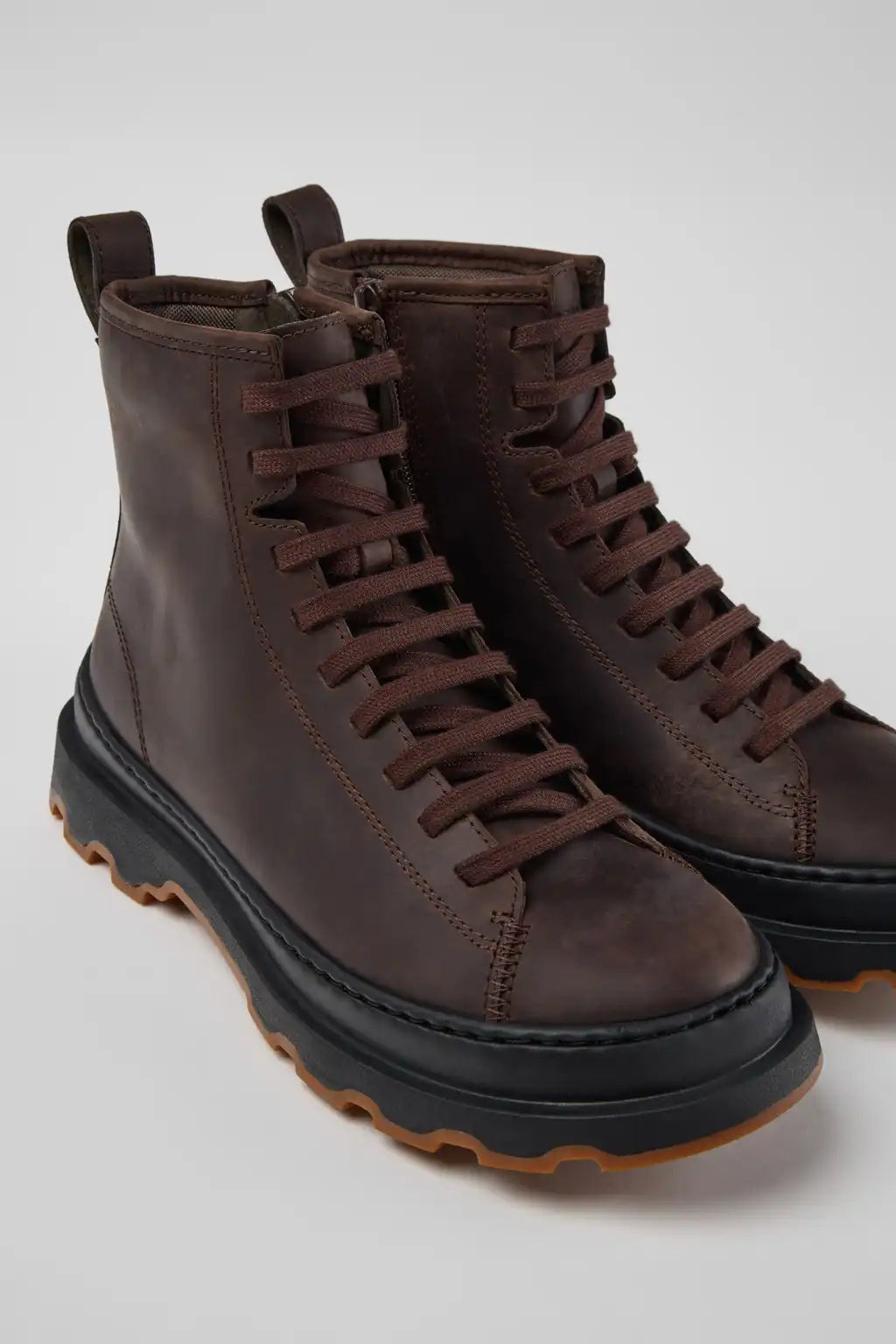 Brutus+ Beige Nubuck Ankle Boots for Women.