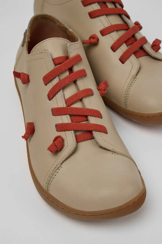 Twins Beige Nubuck Shoes for Men.