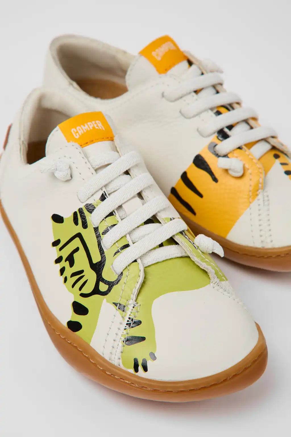 Peu Blue Leather Shoes for kids.