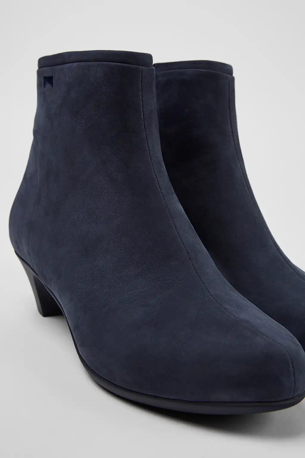 Helena Red Leather Ankle Boots for Women.