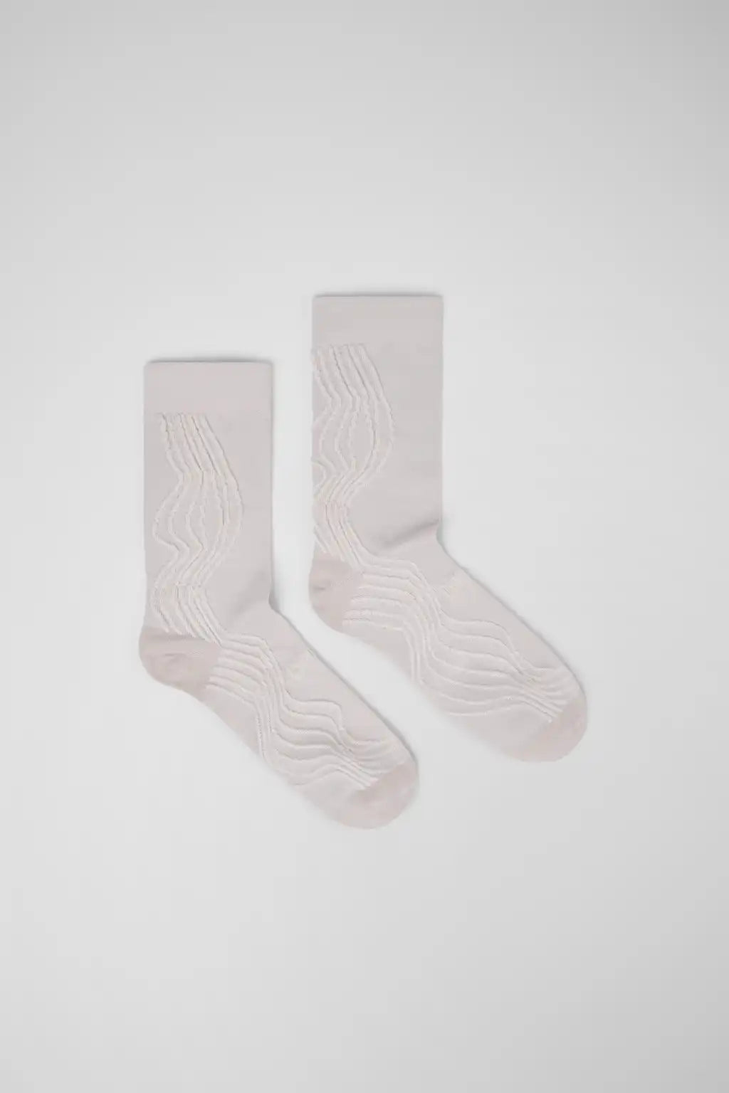 Socks Beige-yellow organic cotton socks.