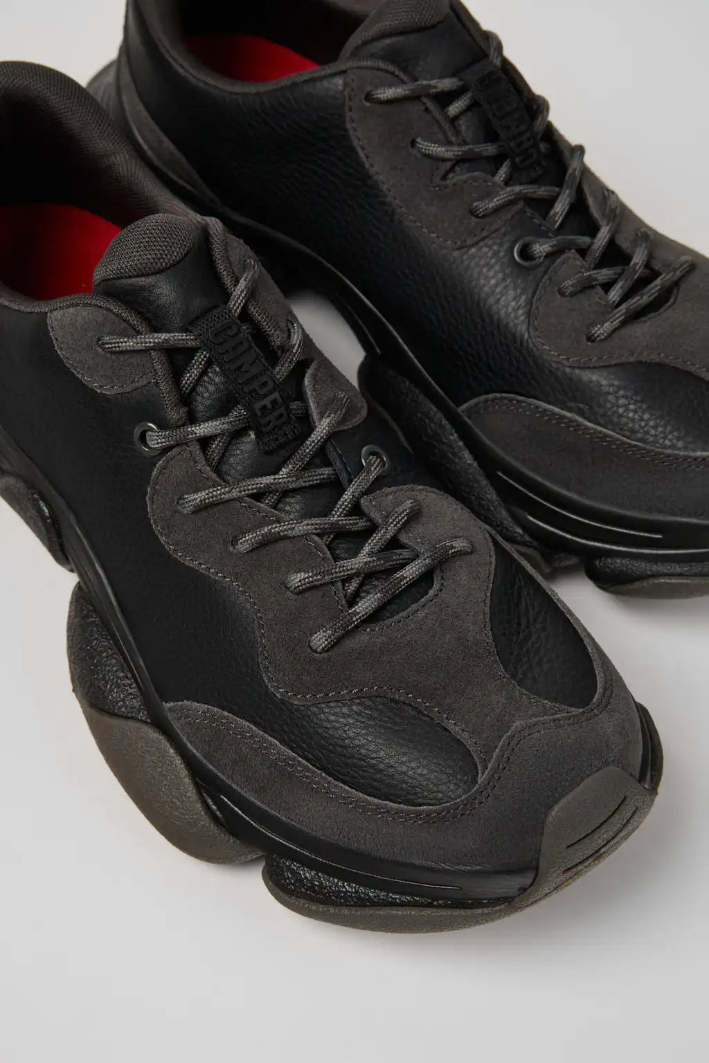 Twins Multicolor Leather and Nubuck Sneakers for Men.