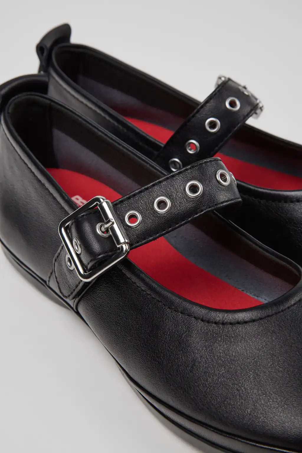 Right Nina Blue Leather Ballerinas for Women.