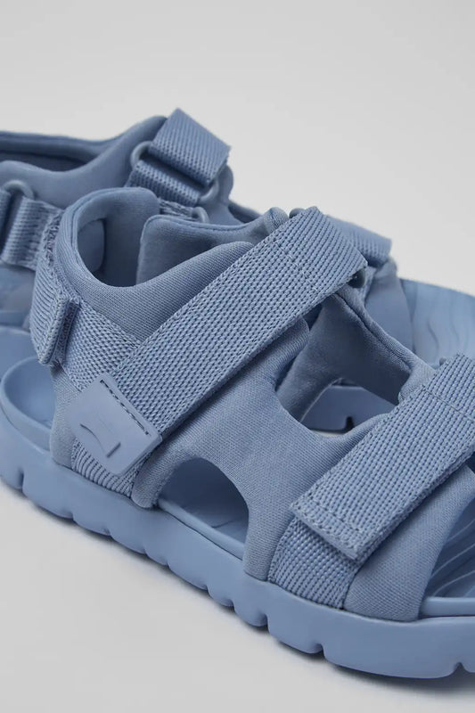 Oruga Blue Textile 2-Strap Sandal