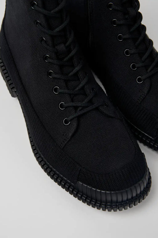 Pix TENCEL® Black lace up boot for men