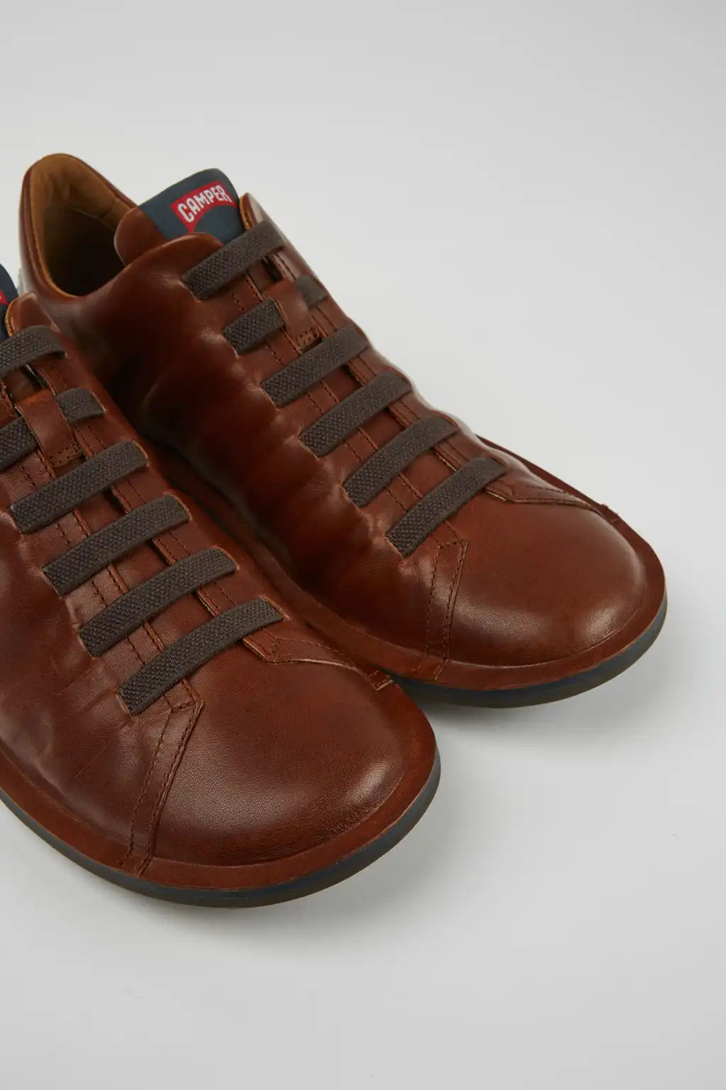 Beetle Black Leather Shoes for Men.