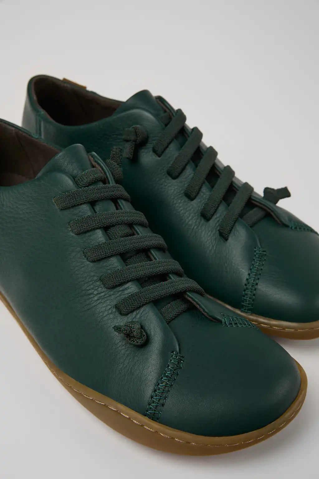 Peu Black Leather Shoes for Women.