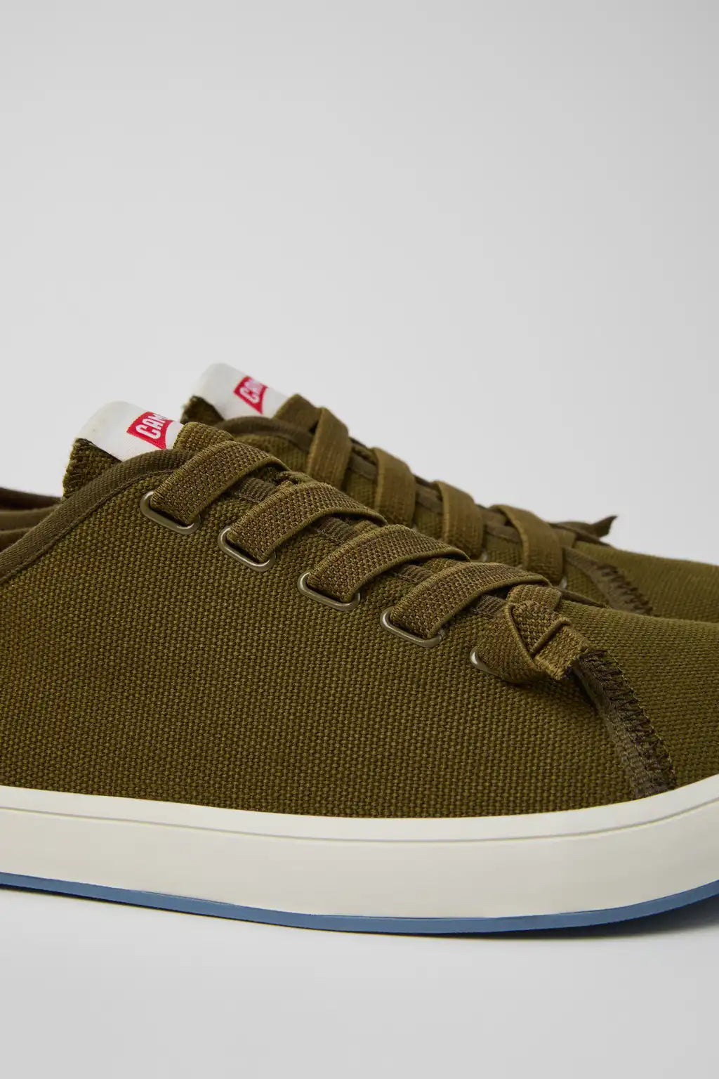 Peu Rambla II Gray Textile Sneakers for Men.