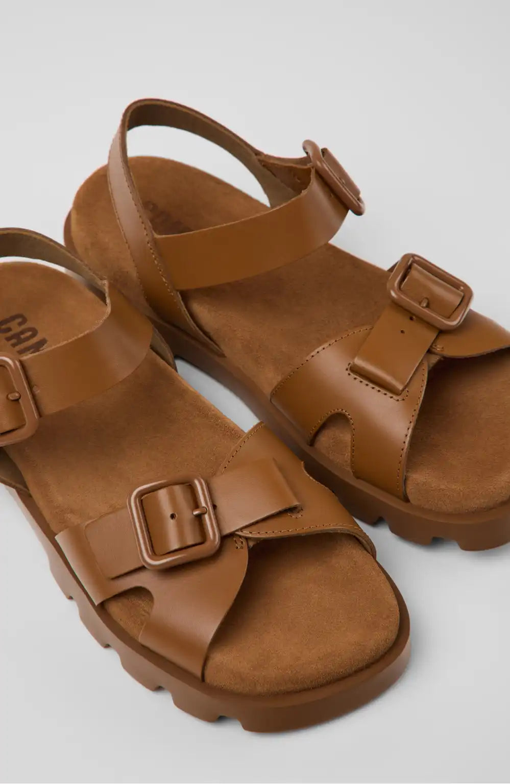 Brutus Sandal Black Leather Sandals for Women.