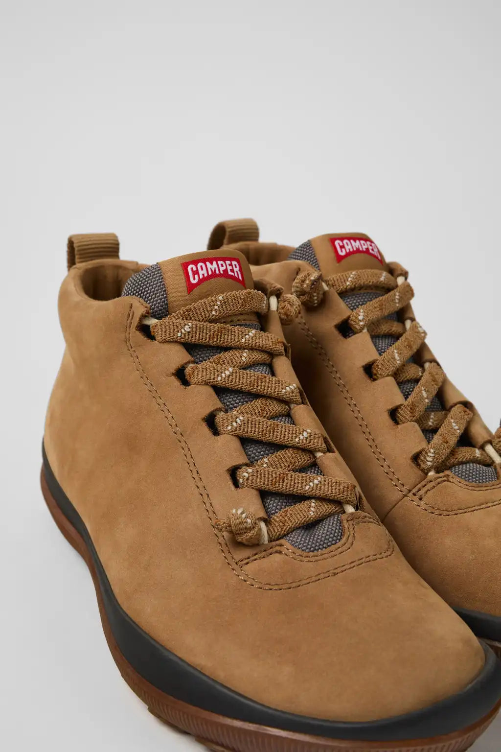Peu Pista GORE-TEX Gray Nubuck and Textile Ankle Boots for Women
