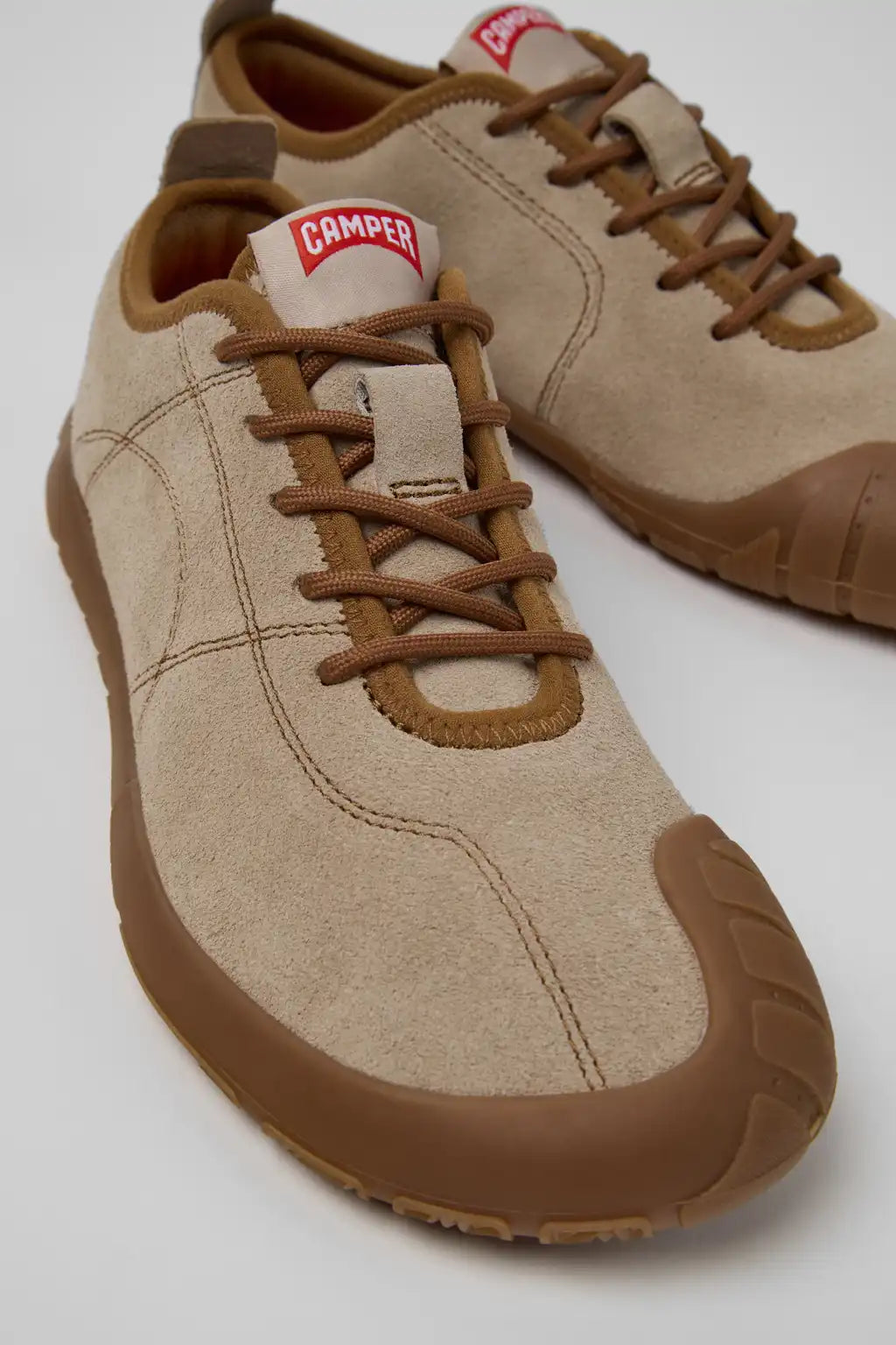 Peu Path+ Brown Suede Sneakers for Women.